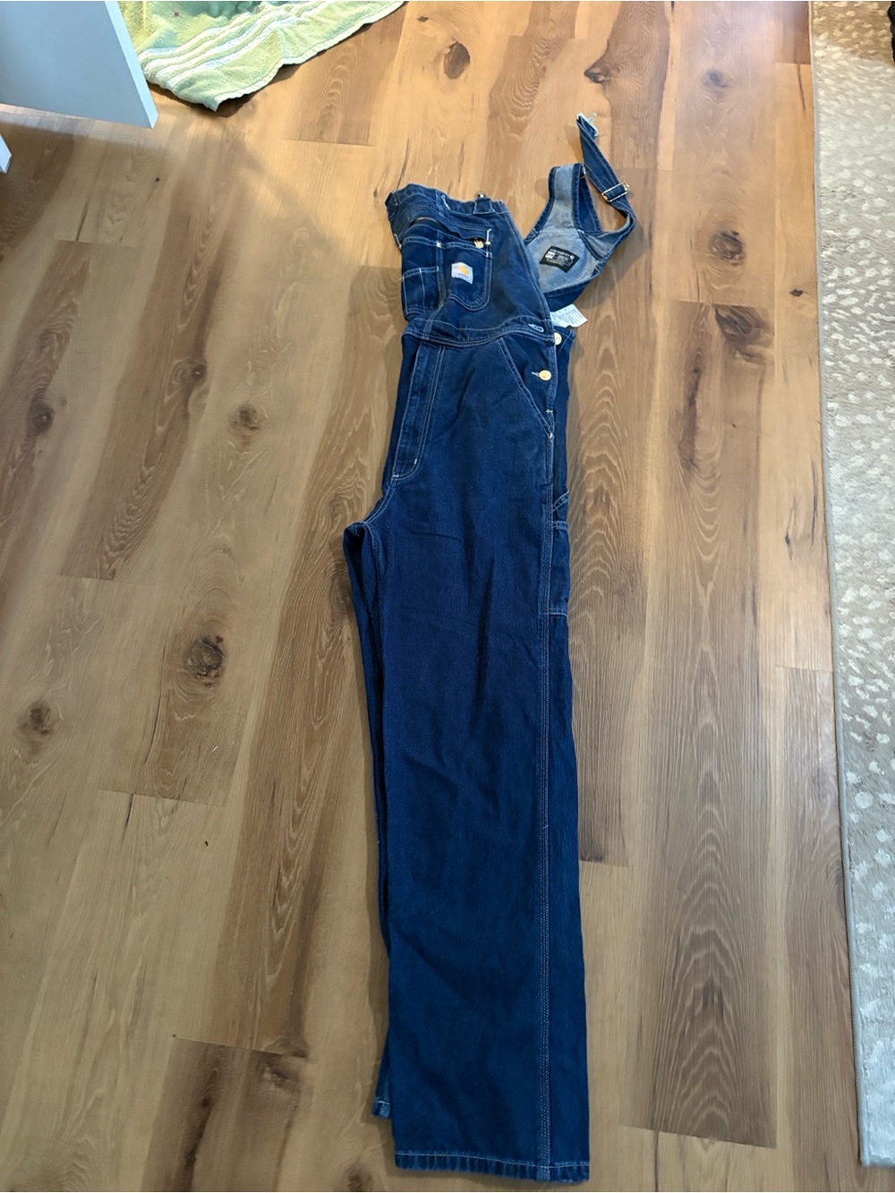 Carhartt Dark Blue Denim Men's Overalls